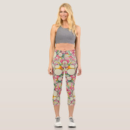 Capris met hoge taille