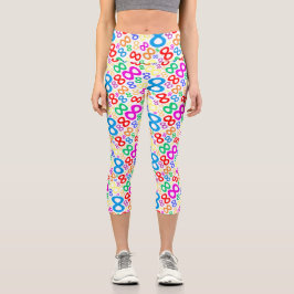 Capris met hoog wasgehalte