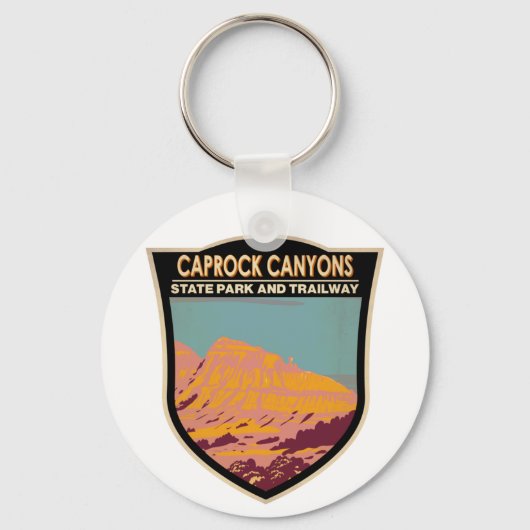 Caprock Canyons State Park and Trailway Texas Sleutelhanger (Voorkant)