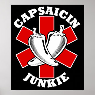 Capsaicin Junkie 24,95 $ Poster d'art