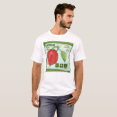 Capsicum Rode paprika zaden T-shirt (Voorkant volledig)