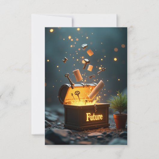 Capsule de temps de votre future carte de méditati (Devant)