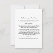 Capsule de temps de votre future carte de méditati (Dos)