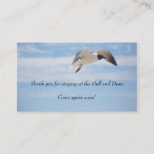 Capsule sur Carte de visite postal (Dos)