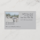 Capsule sur Carte de visite postal (Devant)