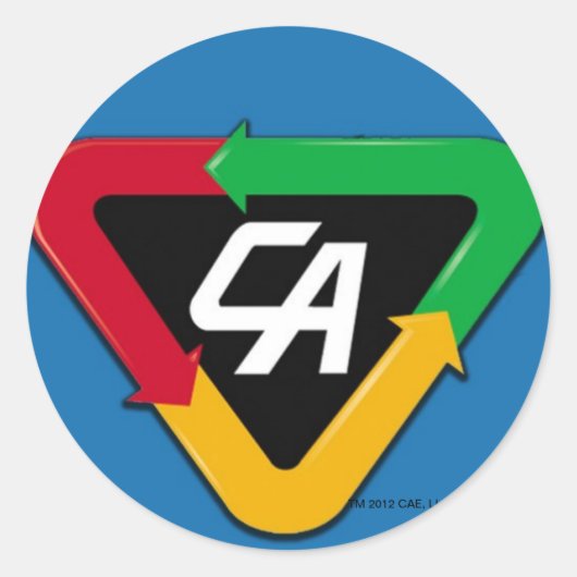 Captain Action Logo Sticker (Voorkant)