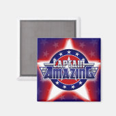 Captain Amazing Magnet Magneet (Voorkant / Achterkant)