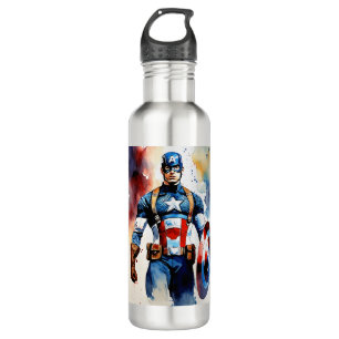 Captain America Shield Waterfles - Heroic Hydr Waterfles