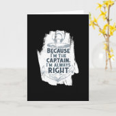 CAPTAIN ANCHOR QUOTE KAART (Gele Bloem)