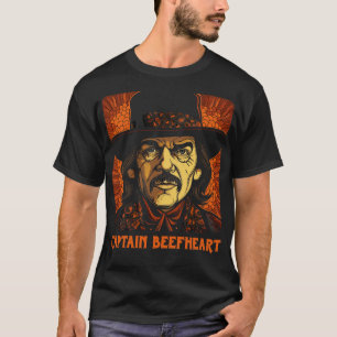 Captain Beefheart Retro Originele Fan Art T-shirt