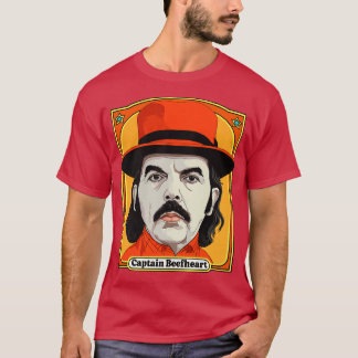 Captain Beefheart Retro originele Fan illustratie T-shirt
