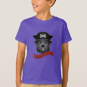 Captain Black Dog - T-shirt de base pour enfants (Devant)