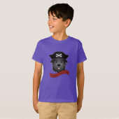 Captain Black Dog - T-shirt de base pour enfants (Devant entier)