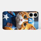 Captain Cat iPhone 16 Hoesje (Achterkant (horizontaal))