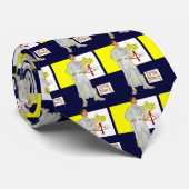 CAPTAIN CATHOLIC Classic (marine) Stropdas (Opgerold)