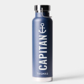 Captain Custom Name Sailor Waterfles (Links)