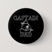 Captain Dad Knop Ronde Button 5,7 Cm (Voorkant)