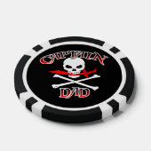Captain Dad Poker Chips (Enkel)