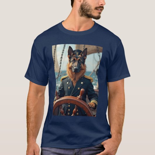 Captain Dog T-shirt (Voorkant)