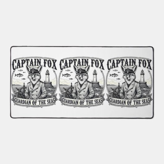 Captain Fox Guardian of Seas Nautical Design (Recto)
