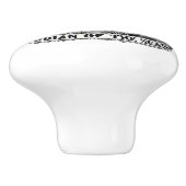 Captain Fox Guardian of Seas Nautical Design Keramische Knop (Zijkant)