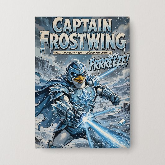 Captain Frostwing Button (Voorkant)