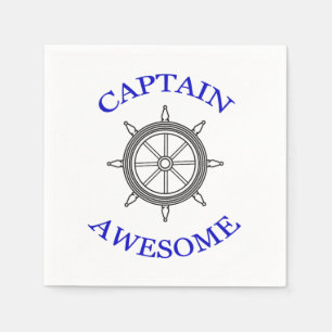 "CAPTAIN GEWELDIGE" Papier Napkins Servet
