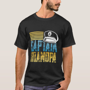 Captain Grandpa - Zeilkapitein Pet - Boat Lover T-shirt
