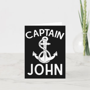 Captain John Boating Ship Boat Yacht Anchor Kaart