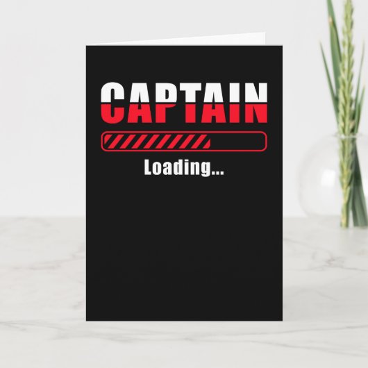 Captain Loading Gift Kaart (Voorkant)