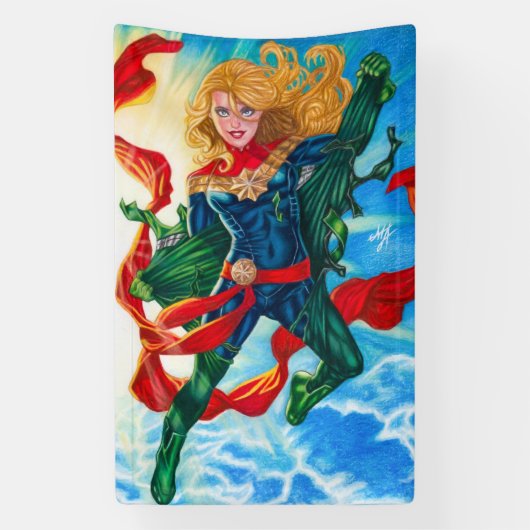 Captain Marvel ~ Carol Danvers Spandoek (Verticaal)