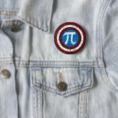 Captain Maths Ronde Button 5,7 Cm (In situ)