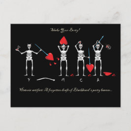 CAPTAIN MAYFLOWER'S Blackbeard Flag Briefkaart