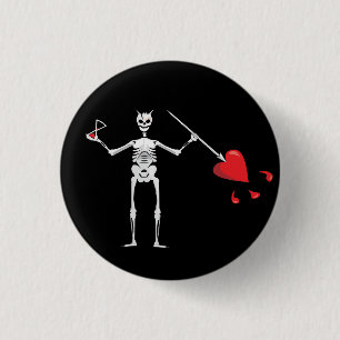 CAPTAIN MAYFLOWER'S Blackbeard Flag Ronde Button 3,2 Cm