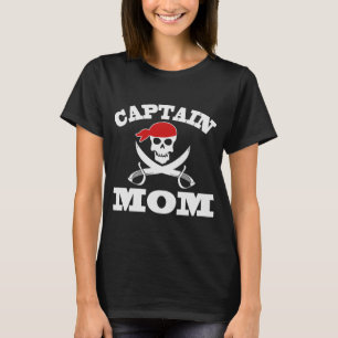 CAPTAIN MOM PIRATE T-SHIRT