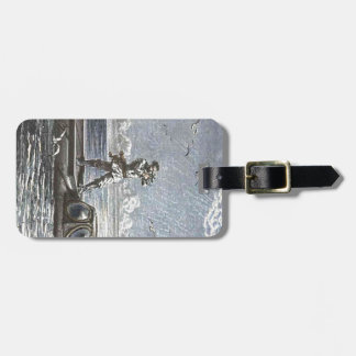 Captain Nemo Verne 20.000 Leagues Sci Fi Art Bagagelabel