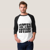 CAPTAIN OBVIOUS T-Shirts (Voorkant volledig)