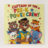 Captain of the Pre-K Power Crew – Puzzle Legpuzzel (Verticaal)