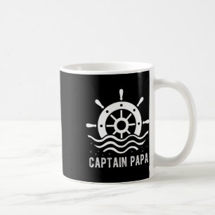 Captain Papa Boating Vaderdag Pontoon Captain Koffiemok