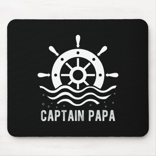 Captain Papa Boating Vaderdag Pontoon Captain Muismat (Voorkant)