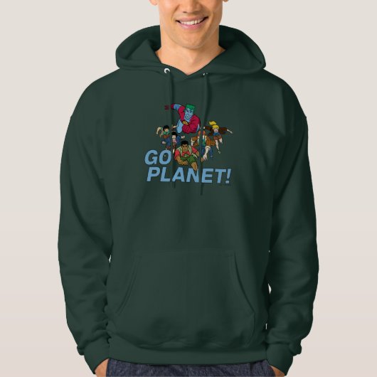 Captain Planet and the Planeteers - Go Planet! Hoodie (Voorkant)