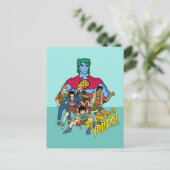 Captain Planet Group Graphic - The Power Is Yours Briefkaart (Staand voorkant)
