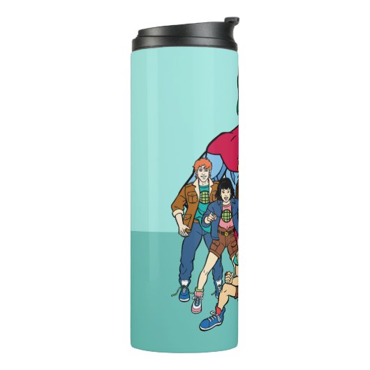 Captain Planet Group Graphic - The Power Is Yours Thermosbeker (Gedraaid links)