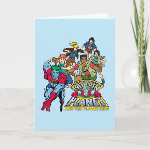 Captain Planet & the Planeteers Group Logo Graphic Kaart