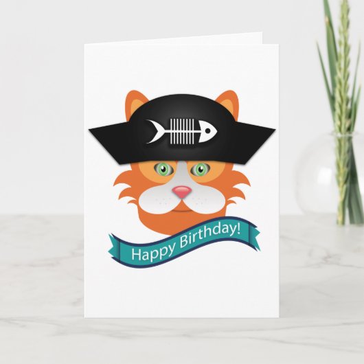 Captain Red - Carte de voeux, envelo blanc standar (Devant)