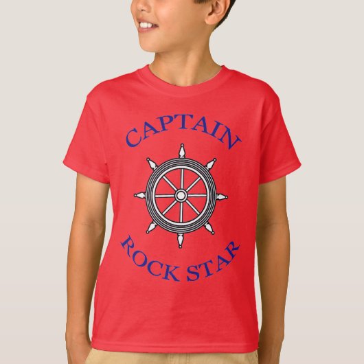 CAPTAIN ROCK STAR T-SHIRT (Voorkant)