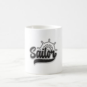 Captain Sailor Sail Boat Zee Zeilen Grappig cadeau Koffiemok