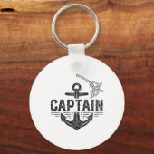 Captain Ship Boat Owner Skipper Lover  Sleutelhanger (Voorkant)