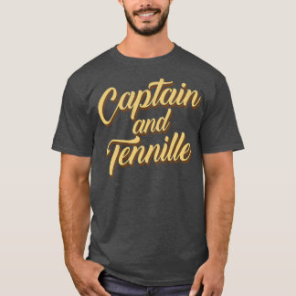 Captain Tennille Retro Design T-shirt