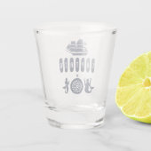 CAPTAINE SHOT GLAS (Achterkant)